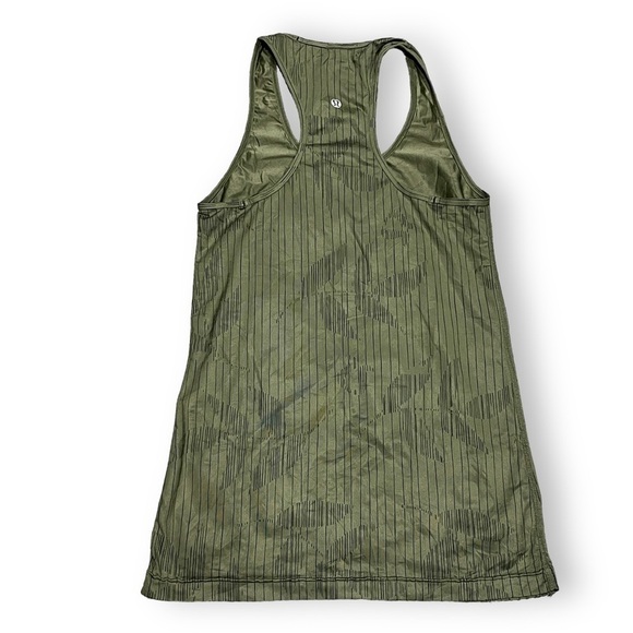 LULULEMON racerback tank top size 6 green - Picture 3 of 4
